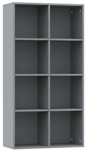 Knihovna/příborník - šedá - dřevotříska | 66x30x130 cm