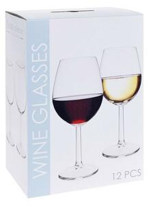 12dílná sada sklenic na červené a bílé víno