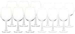 12dílná sada sklenic na červené a bílé víno