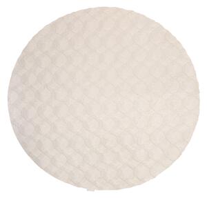 Obsession, Kusový koberec Diamond Cut 800 Cream kruh, 120x120 (průměr) kruh, béžová, ložnice