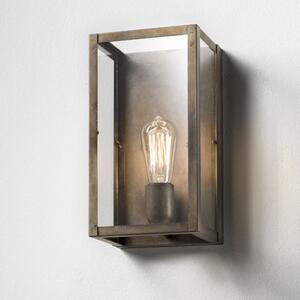 Il Fanale 205.09.FF London, nástěnné svítidlo v kombinaci antického kovu a čirého skla, 1x15W E27, 31x17cm