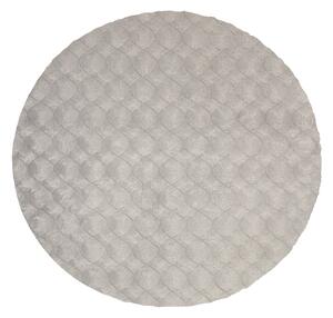 Obsession, Kusový koberec Diamond Cut 800 Grey kruh, 120x120 (průměr) kruh, šedá, ložnice