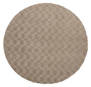 Obsession, Kusový koberec Diamond Cut 800 Taupe kruh, 120x120 (průměr) kruh, hnědá, ložnice