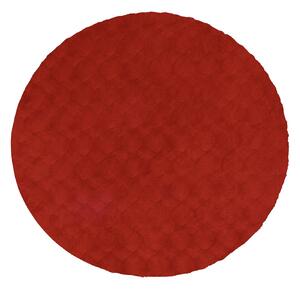 Obsession, Kusový koberec Diamond Cut 800 Red kruh, 120x120 (průměr) kruh, červená, ložnice