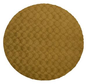 Obsession, Kusový koberec Diamond Cut 800 Honey kruh, 120x120 (průměr) kruh, hnědá, ložnice