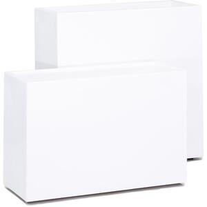 Premium Block květinový obal White - vyprodej skladu 1ks Rozměry: 35 x 90 cm x 90 cm výška