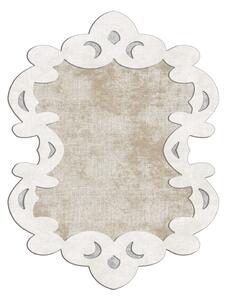 Conceptum Hypnose Kusový koberec Aln600Fg416Kr, Krémová Rozměr koberce: 80 x 150 cm