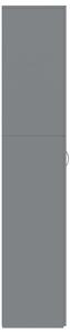 Botník Orphans - šedý s vysokým leskem | 80x35,5x180 cm