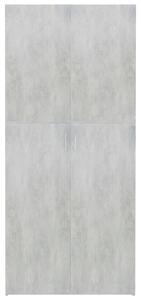 Botník Orphans - betonově šedý | 80x35,5x180 cm