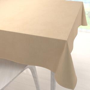 Biante Velký sametový čtvercový ubrus Velvet Premium SVP-006 Pískově béžový 160x160 cm