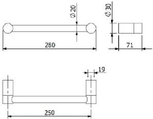 Kludi Vela R madlo do vany 58981N0