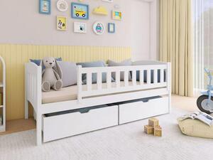 Dětská postel se zásuvkami Jerasti 90, Barva: šedá Mirjan24 5903211275548