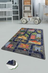 Conceptum Hypnose Kusový koberec Small Town - Grey, Vícebarevná Rozměr koberce: 200 x 290 cm