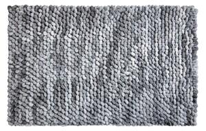 LineaDue PUNTO - Koupelnová předložka stříbrná šedá Rozměr: 60x100 cm