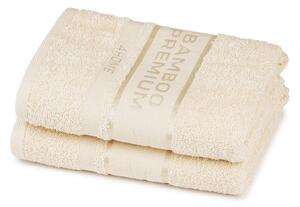 Bamboo Premium ručník krémová, 50 x 100 cm, sada 2 ks