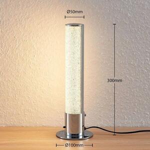 Lindby - Fria Stolní Lampa Smart Home Transparent/Chrome - Lampemesteren