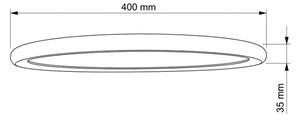 Brilagi - LED Stropní svítidlo CARLOS LED/24W/230V pr. 40 cm bílá