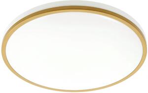 GTV Tula nástěnné svítidlo 1x24 W bílá-zlatá LD-TUL24W-NW-40
