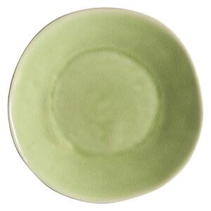Světle zelený kameninový polévkový talíř Costa Nova Riviera, ⌀ 25 cm