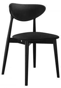 Čalouněná jídelní židle KT65/C, Potah: Magic Velvet 2217, Barva dřeva: czarny Mirjan24 5903211313585
