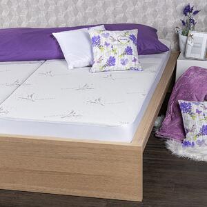 Lavender Nepropustný chránič matrace s lemem, 90 x 200 cm