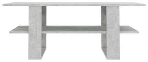 Konferenční stolek -dřevotříska - betonově šedý | 110x55x42 cm