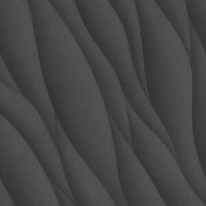 Strukturovaná vliesová tapeta tmavě šedá, vlnky, AF24534, Affinity, Decoprint