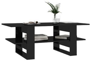 Konferenční stolek černý vysoký lesk - dřevotříska | 110x55x42 cm