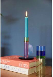 Hübsch - Astro Tealight Holder/Vase Green/Blue - Lampemesteren