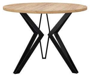 Konferenční stolek STK M13, Barva dřeva: dąb złoty / czarny Mirjan24 5903211313837