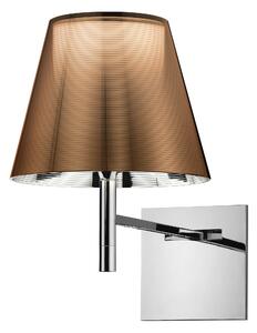 Flos F6307046 KTribe W, designové nástěnné lampa se stmívačem, 1x70W E27, aluminizovaná bronzová, výška 35cm
