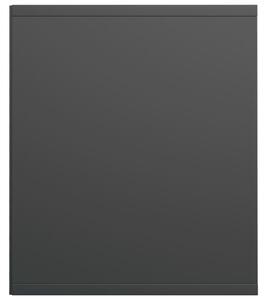 Knihovna/TV skříň - šedá | 36x30x143 cm