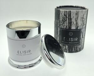 Maxxo Elisir Silver Dekorativní svíčka, přírodní vosk