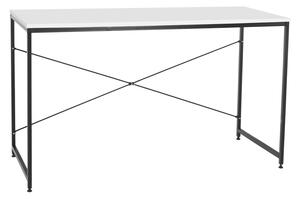 Psací stůl, bílá/černá, 120x60 cm, Tempo Kondela MELLORA