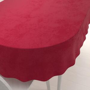 Biante Sametový oválný ubrus Velvet Premium SVP-007 Malinově červený 100x160 cm