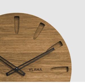 VLAHA VCT1022 dubové hodiny Grand černá, pr. 45 cm