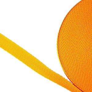 Pro Háčkování Popruh polypropylénový 2 cm oranžovožlutý