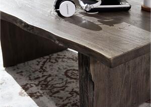 WOODLAND Konferenční stolek 120x70 cm, šedá, akácie