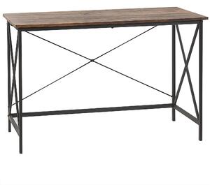 Pracovní stůl FUTON Tmavě hnědá 115 cm 60 cm