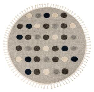 Obsession, Dětský kusový koberec My Fano 394 Dots kruh, 133x133 (průměr) kruh, vícebarevná, dětský pokoj