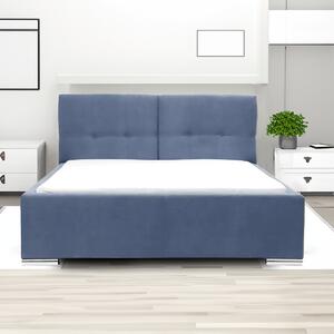 Čalouněná postel s úložným prostorem FELIX 120x200 cm Námořnická