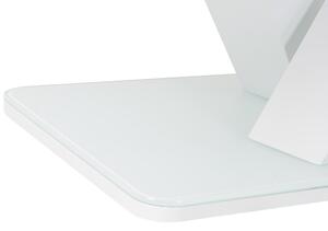 Rozkládací jídelní stůl 160/200 x 90 cm bílý SALTUM