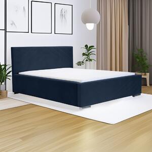 Čalouněná postel s úložným prostorem a matrací KOOL 120x200 cm Námořnická