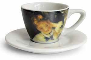 Šálek na espresso Zdena Renoir 80 ml s podšálkem