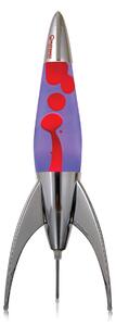 Mathmos S101 + TEL1204 Telstar, originální lávová lampa, 1x28W, fialová s červenou lávou, 50cm