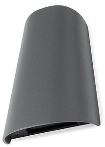 Redo 9541 LED venkovní nástěnné svítidlo Twill 1x11W | 429lm | 4000K | IP65 - tmavě šedá