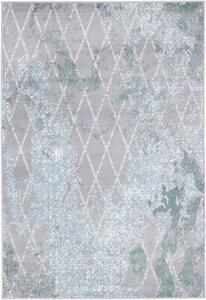 Agnella Kusový koberec FD Sensi Gepi Popiel Geometrický šedý Rozměr: 80x150 cm