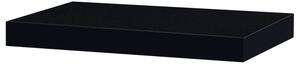 Nástěnná police 40 cm černá P-023 BK lesk