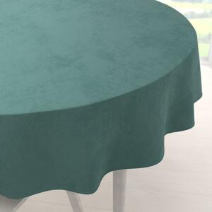 Biante Sametový kulatý ubrus Velvet Premium SVP-022 Ledově zelený Ø 100 cm