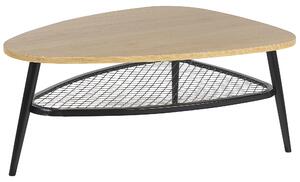 Konferenční stolek světlé dřevo / černá DORENA